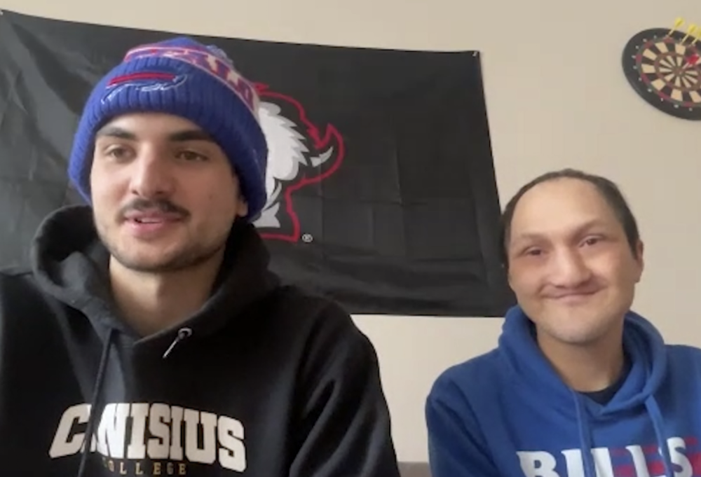 Canisius students Nick Howard and Ryan Patota